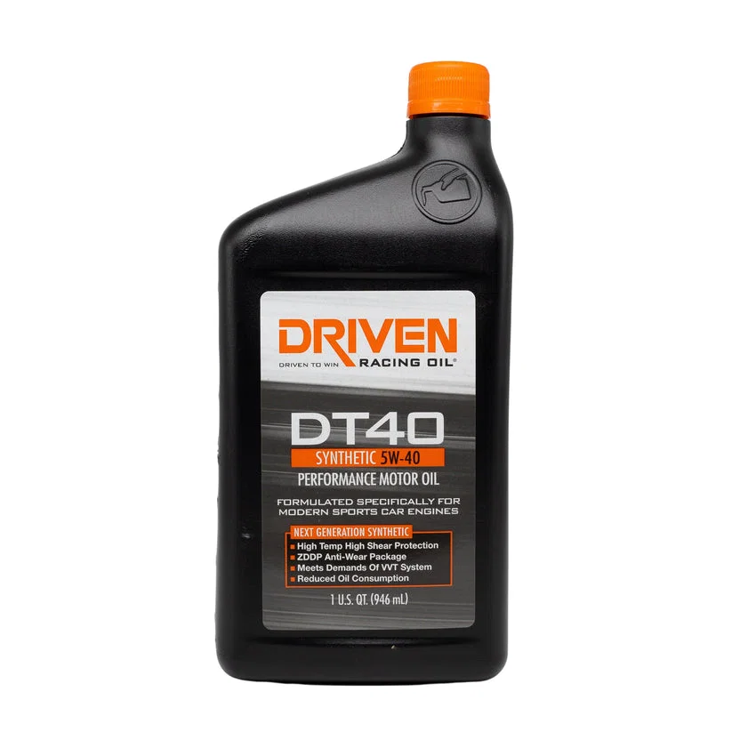 02406 – DRIVEN RACE Oil, SAE 5W-40 Synthetic 1 Quart Bottle Single European Sports Car Oil